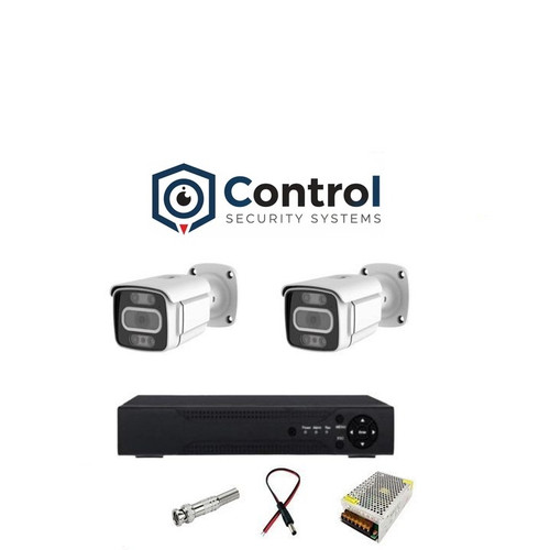 پک دوربین مداربسته بولت کنترل + MP5 | Control فول کالر وارم لایت