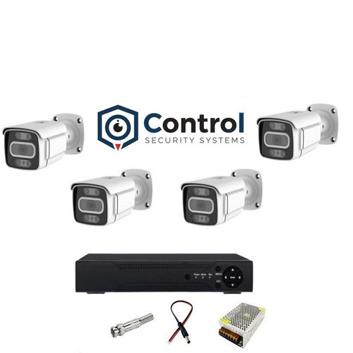 پک دوربین مداربسته بولت کنترل + MP5 | Control فول کالر وارم لایت